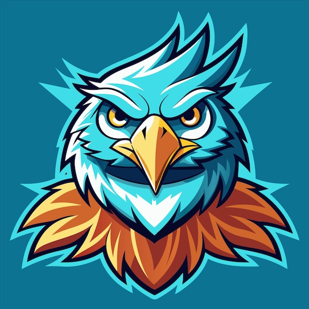 un pájaro azul con un fondo azul con un background azul