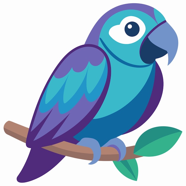un pájaro azul con un pico azul y púrpura se sienta en una rama