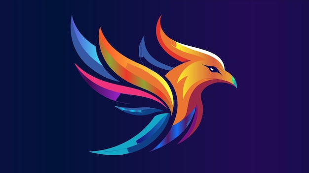 un pájaro colorido con un fondo colorido con una cola colorida