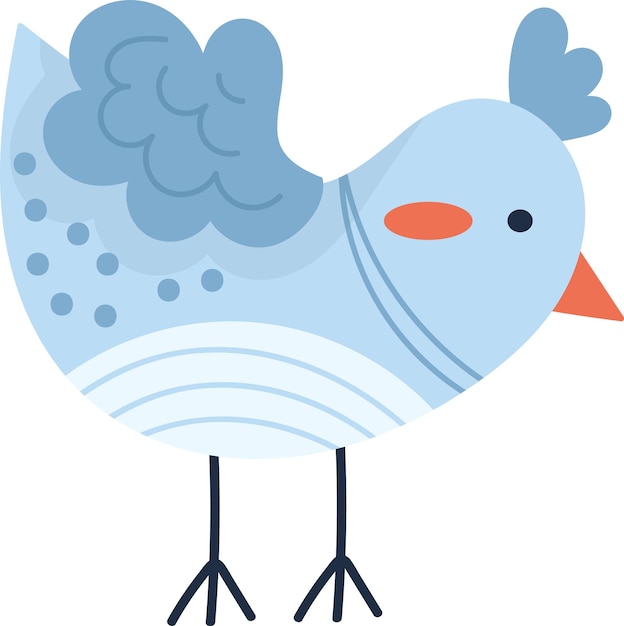 pájaro lindo dibujos animados