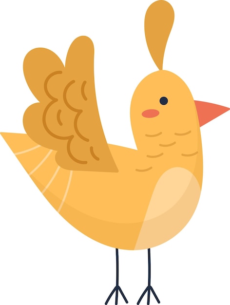 pájaro lindo dibujos animados