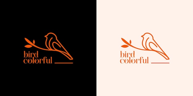Pájaro en el logotipo de una sucursal