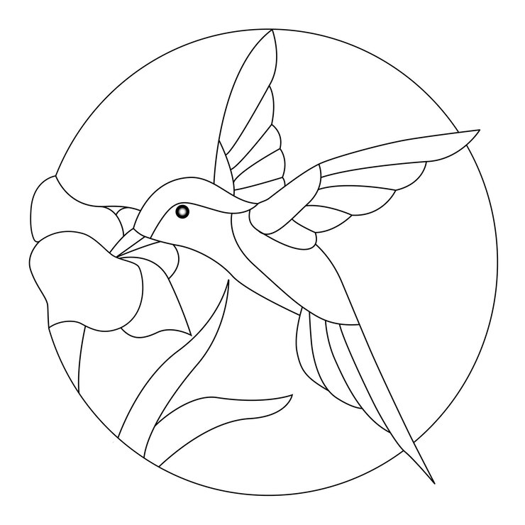 Pájaro Página Para Colorear