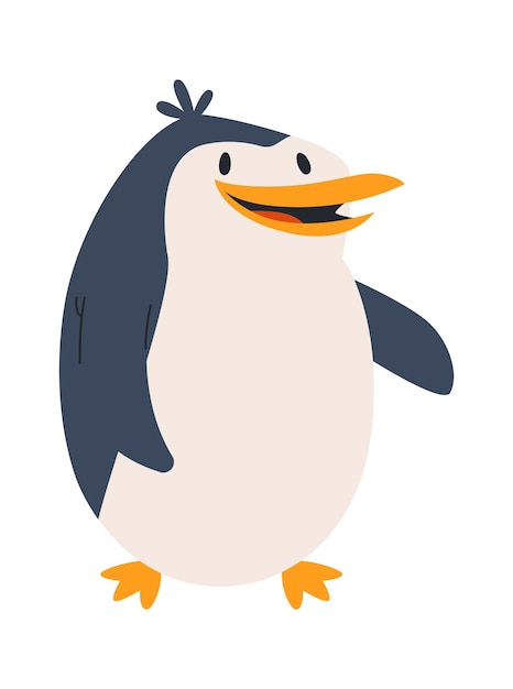 Pájaro pingüino alegre