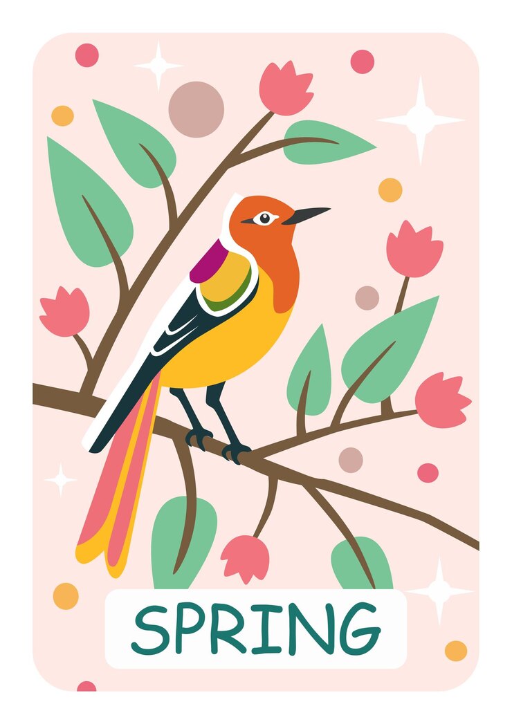 pájaro de primavera
