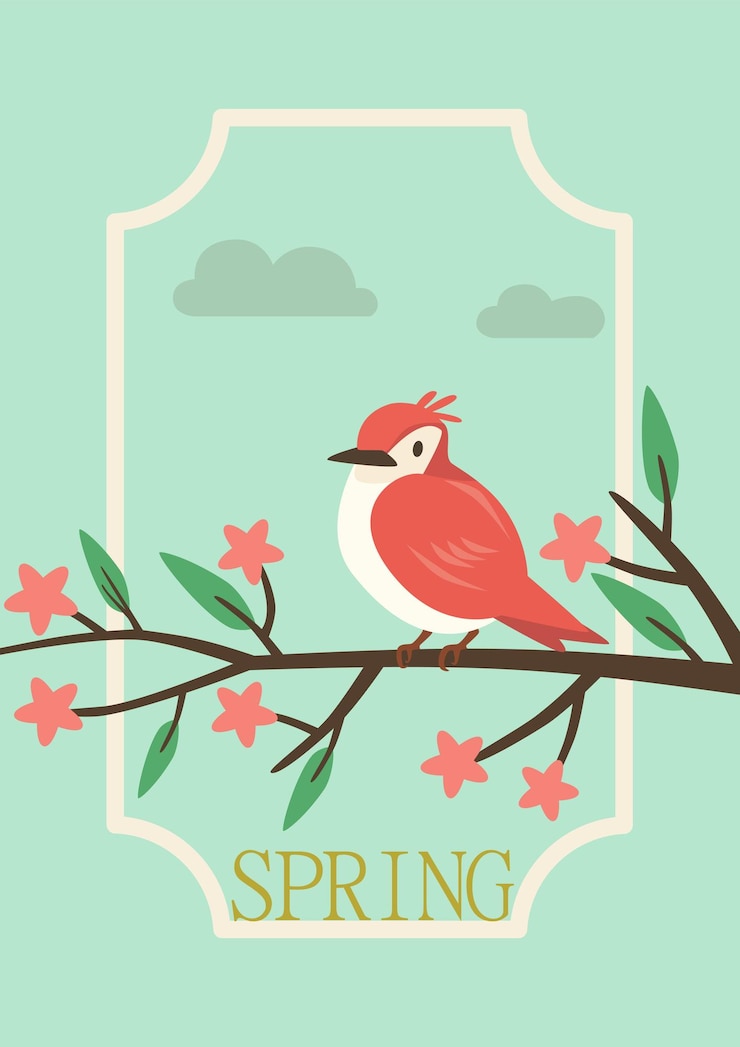 pájaro de primavera