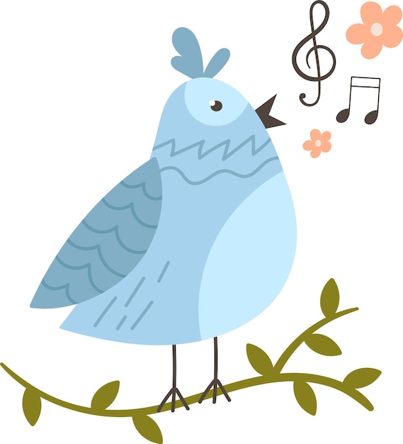 El pájaro que canta en la ramita