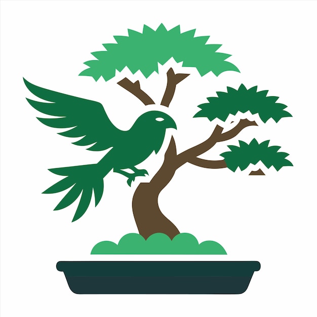 un pájaro verde con un pico verde se sienta en un cuenco de arena