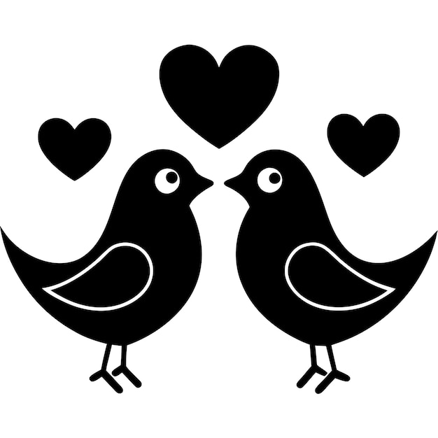 Los pájaros enamorados