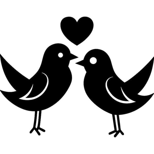 Los pájaros enamorados