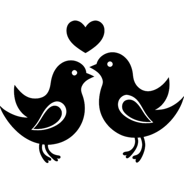Los pájaros enamorados