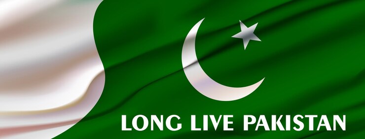 Pakistán ondeando la bandera 15 de agosto 23 de marzo