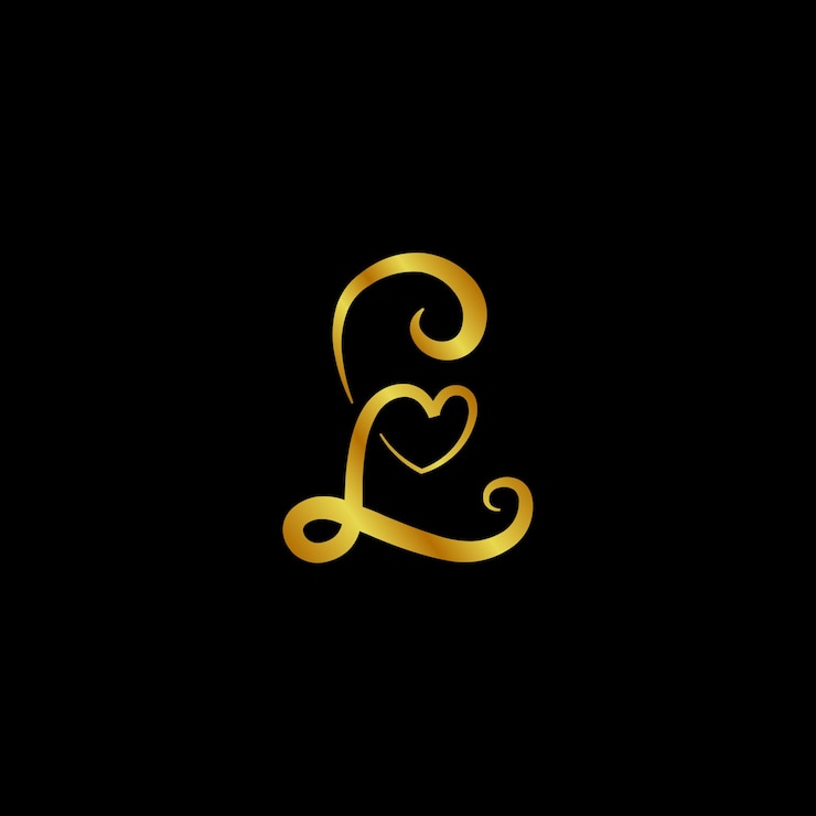 Vector la palabra "l" está en el fondo negro.