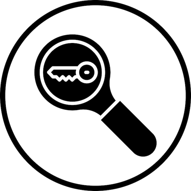 Las palabras clave del diseño vectorial Estilo del icono