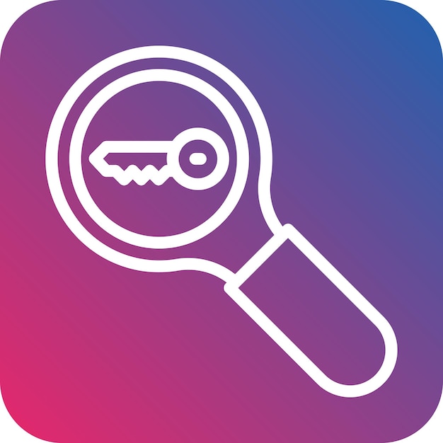 Las palabras clave del diseño vectorial Estilo del icono
