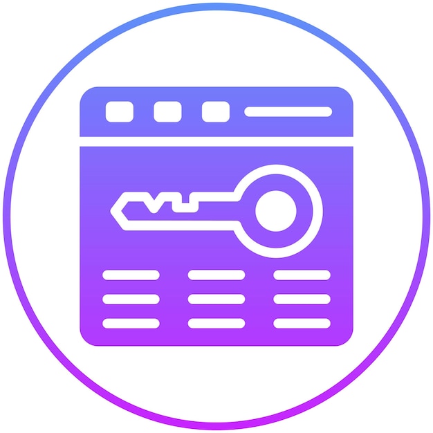 Palabras clave Ilustración del icono vectorial del generador del conjunto de iconos de marketing de OnGGSCE