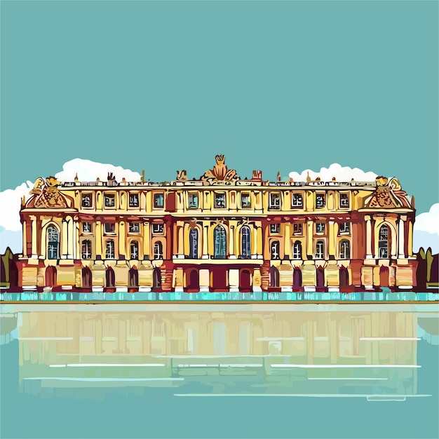 Palacio de Versalles vector dos