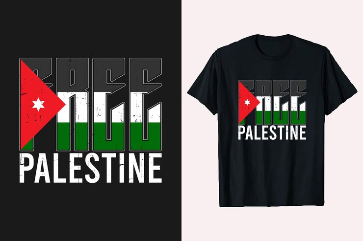 palestina libre tipografía personalizada diseño de camiseta diseño gráfico de camiseta palestina libre palestina