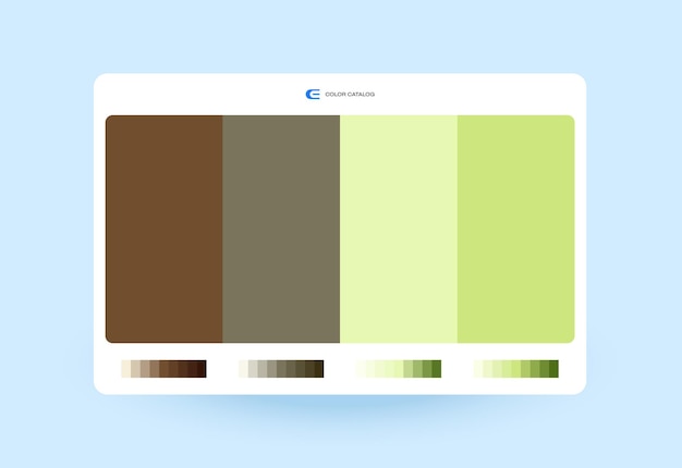 la paleta de colores 36