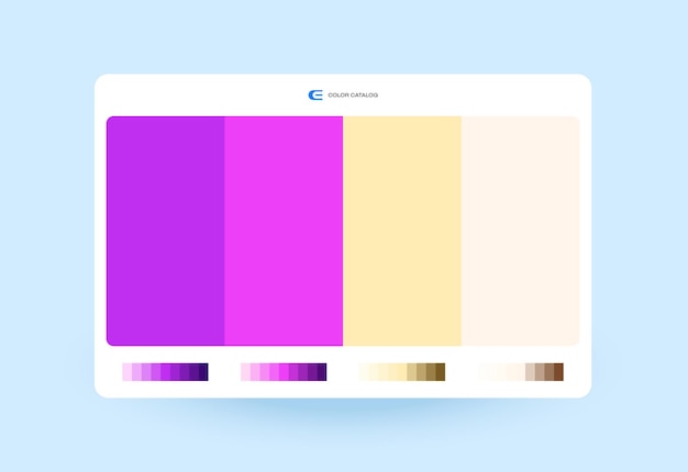 la paleta de colores 61