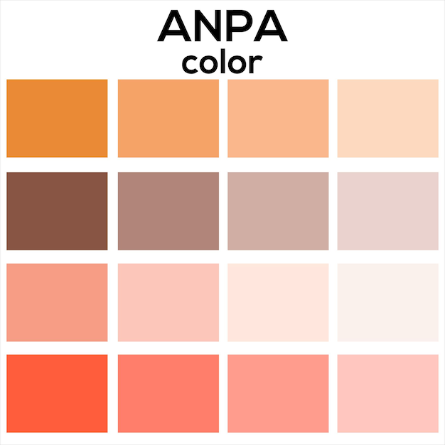 Paleta de colores de la ANPA