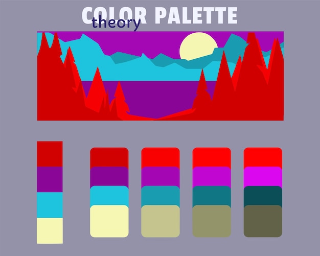 Paleta de colores azul oscuro teoría del color paleta de colores rgb