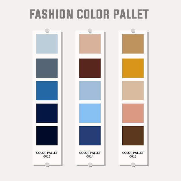 Paleta de colores de moda