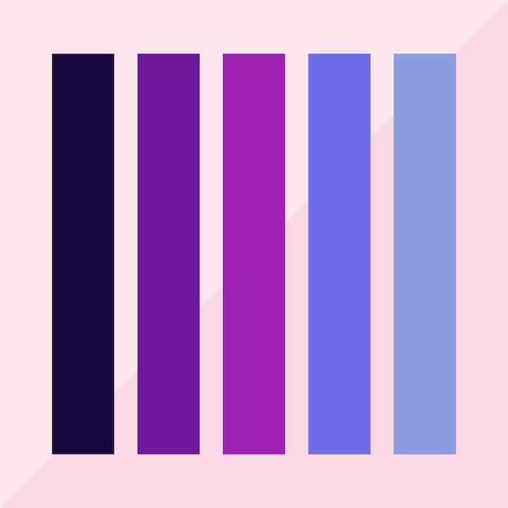 Vector paleta de colores muestras de colores en la paleta de pinturas rgb