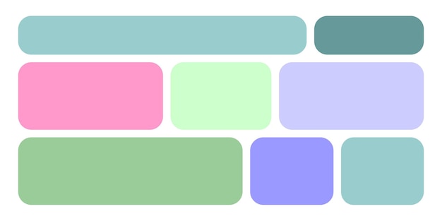 Paleta de colores pastel