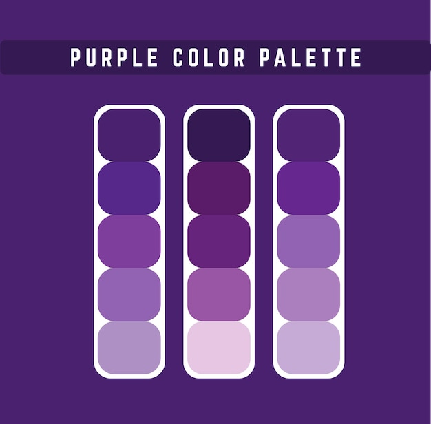 Paleta de colores púrpura