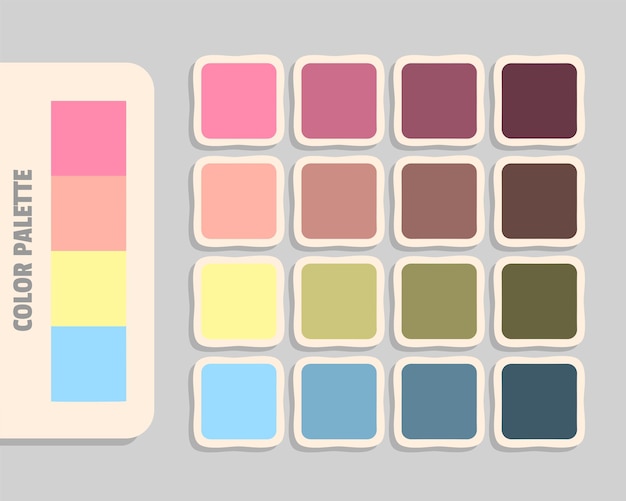 paleta de colores rgb colores que coinciden con el catálogo de colores armoniosos