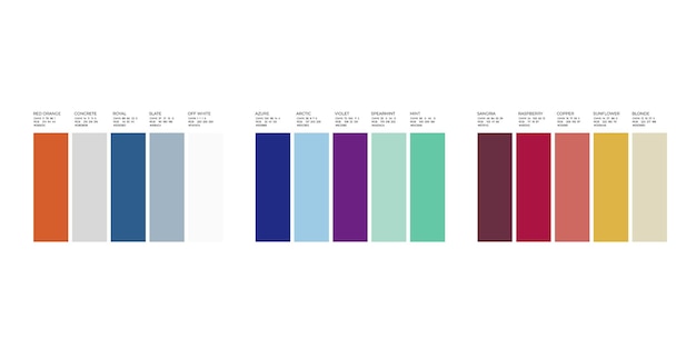 Paleta de colores Tendencia 2023