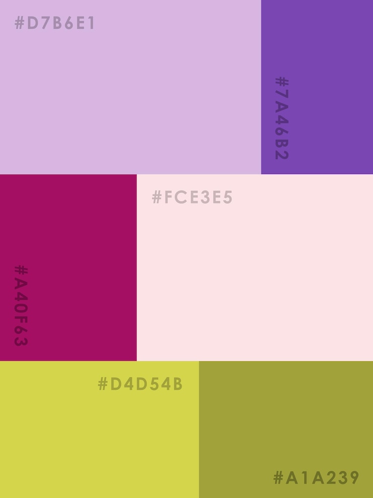 Vector paleta de colores