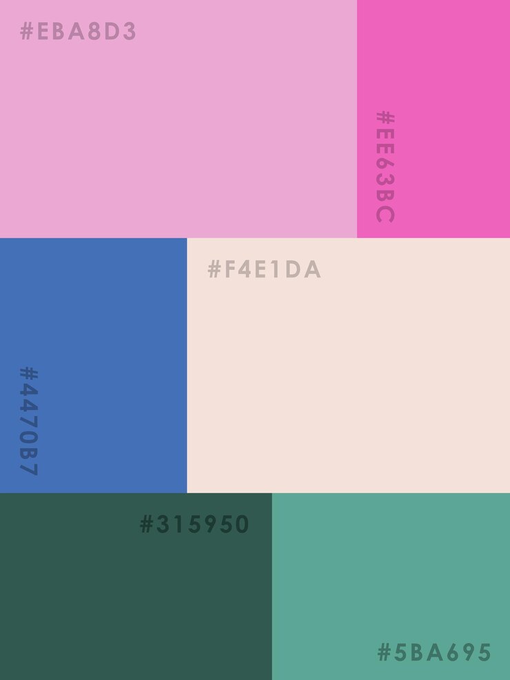 Vector paleta de colores