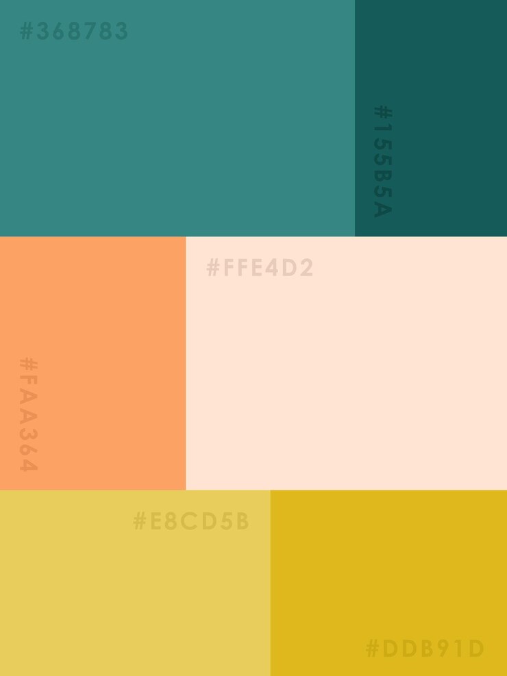 Vector paleta de colores