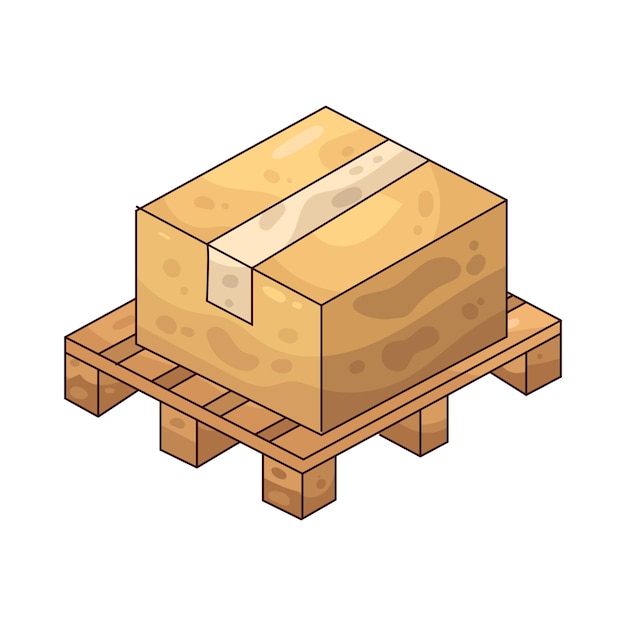 Paletas con cajas