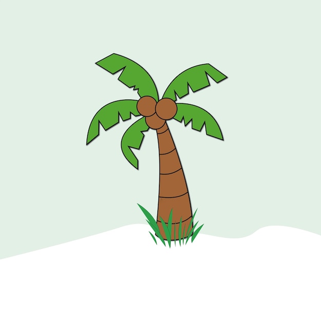 Palmera vectorial