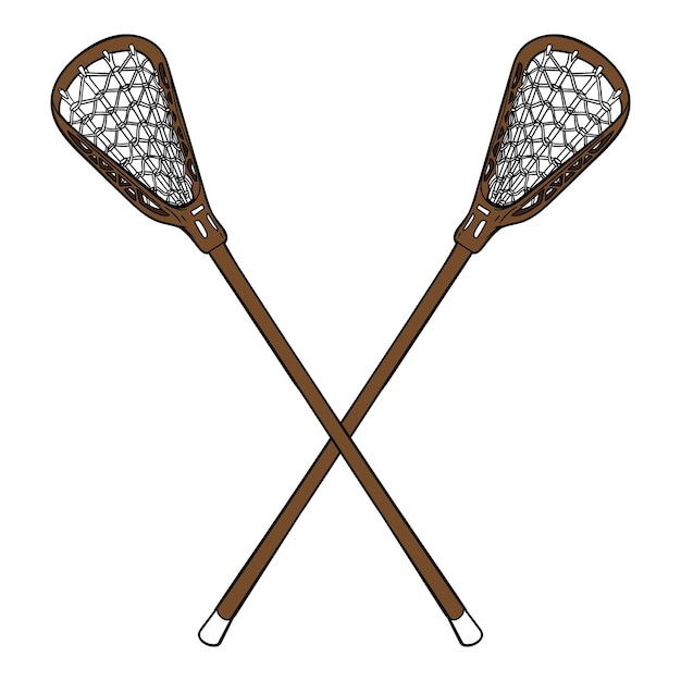 Vector el palo de lacrosse