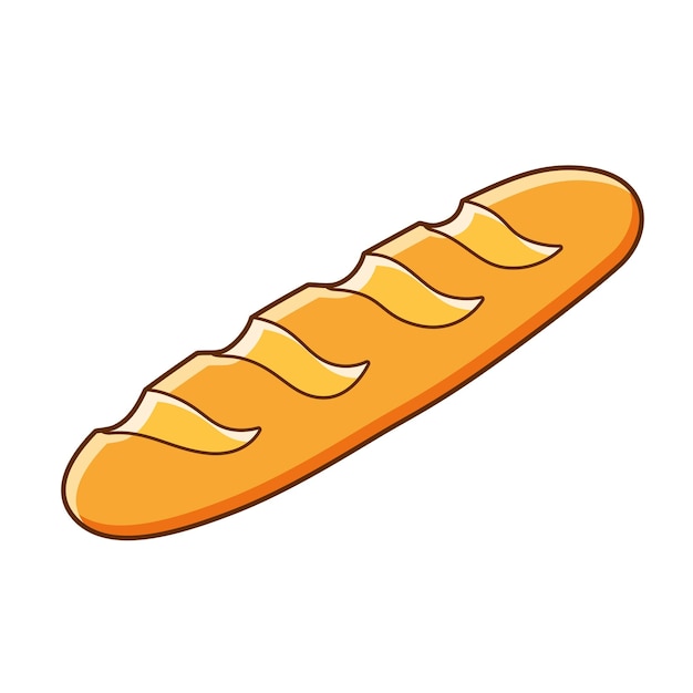 Vector pan de las baguettes