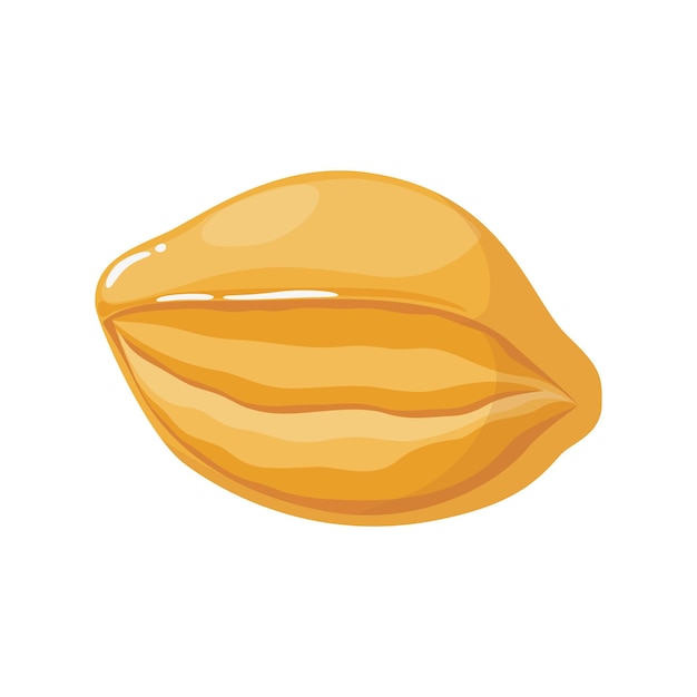 Pan de grano entero y trigo casero Ilustración vectorial de alimentos de dibujos animados para publicidad de panaderías