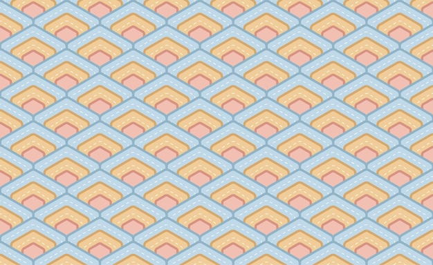panal hexágono patrón fondo pastel estilo color