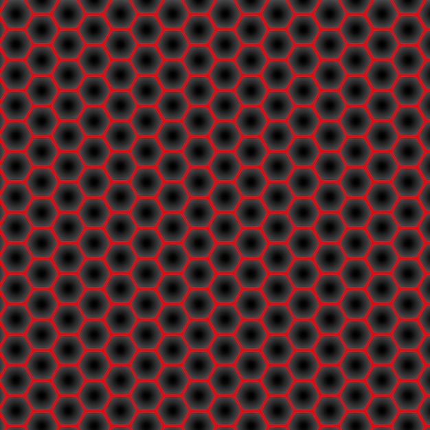 Panales de miel Ornamento geométrico abstracto Paneles de miel negros sobre un fondo blanco Ilustración vectorial