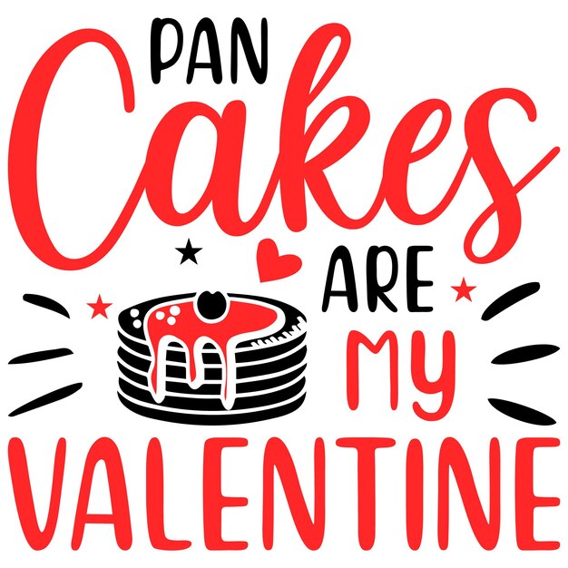 Pancake es mi diseño de svg de San Valentín