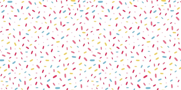 Una pancarta sin costuras con salpicaduras coloridas
