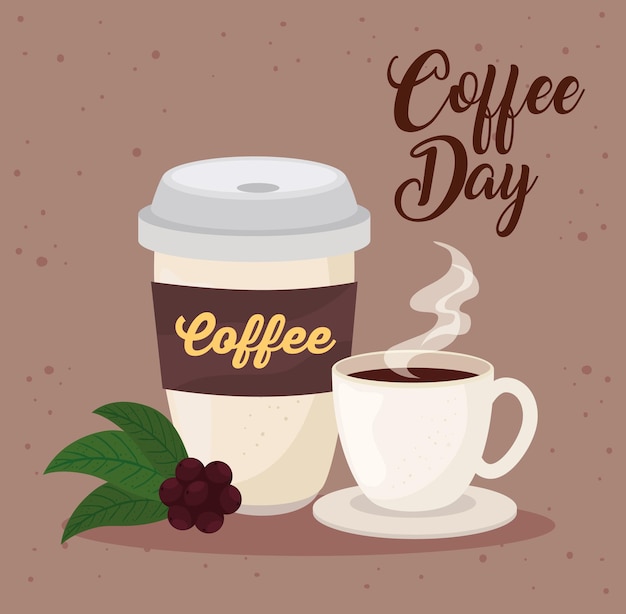 pancarta del día internacional del café