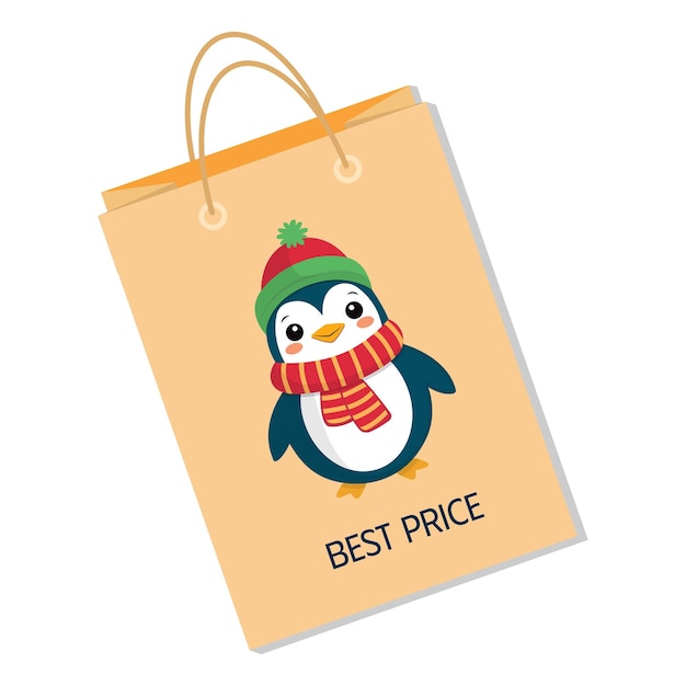Una pancarta con elementos navideños La oferta de descuentos de Navidad y Año Nuevo para la temporada de invierno