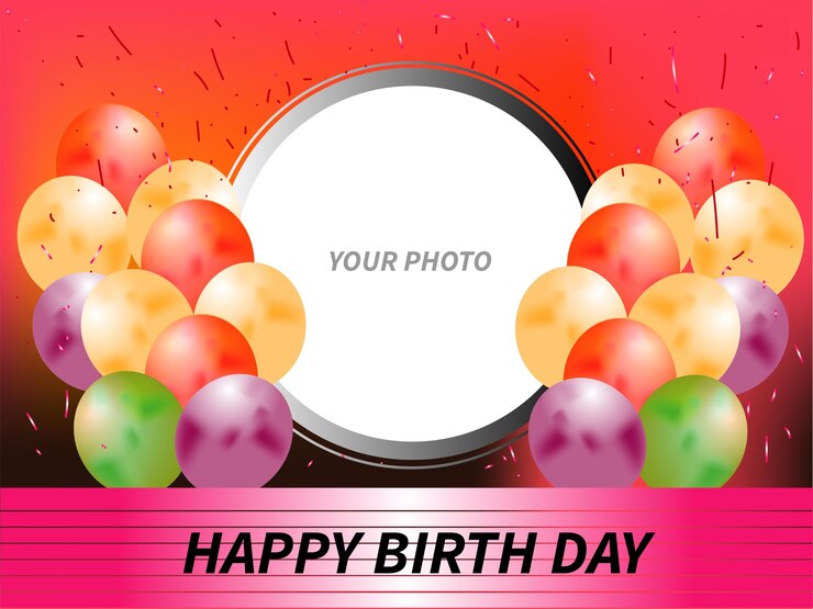 Vector una pancarta de feliz cumpleaños.