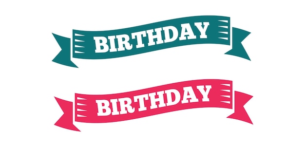 una pancarta que dice cumpleaños en ella