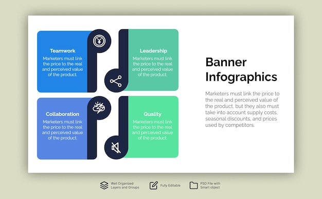 pancartas vectoriales coloridas y realistas para los pasos infográficos