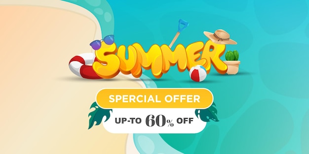 Las pancartas de venta de verano